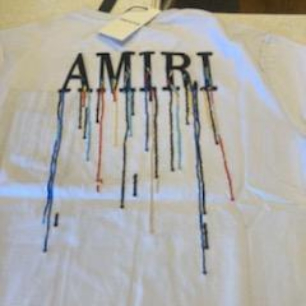 Amiri logo print short sleeve tshirt